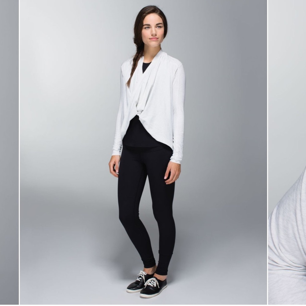 Lululemon Iconic Wrap in Heathered White